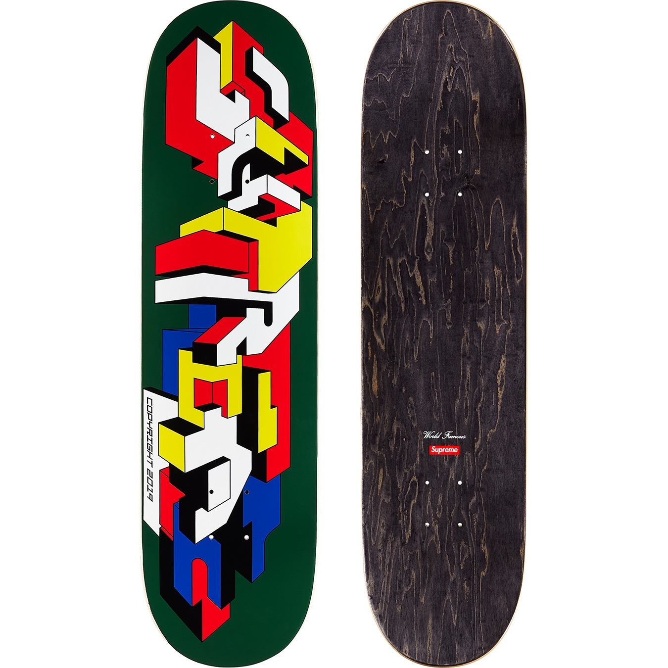 Delta Logo Skateboard view 3